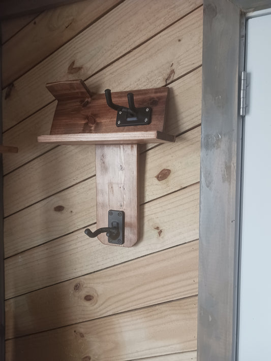 wood wall guitar hanger